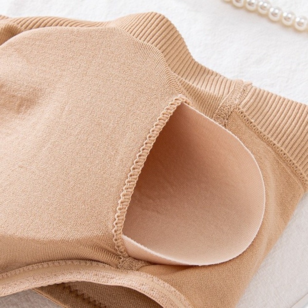 Push Up Bra Silicone - Yastıklı, Kaymaz Silikonlu, Straplez Bandeau Sütyen,