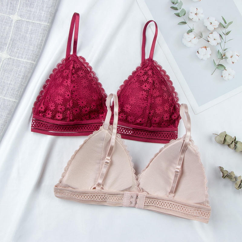 Seksi Çiçek Dantel Sutyen Üst  - Lace Bralette Set incelemesi ve fiyatı